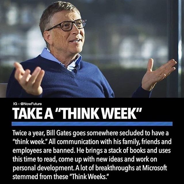Repost from @investorsthink ... I feel this is great advice and if it&rsquo;s in your budget, take a few days up to a week to reevaluate your goals at least once a year. #ato