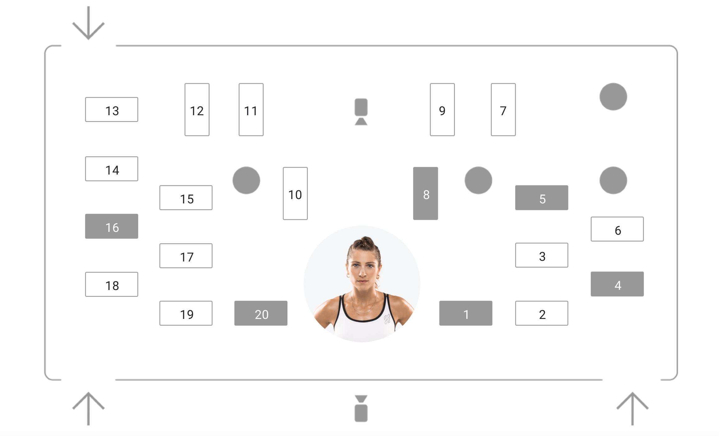 Peloton Studio Seating Chart