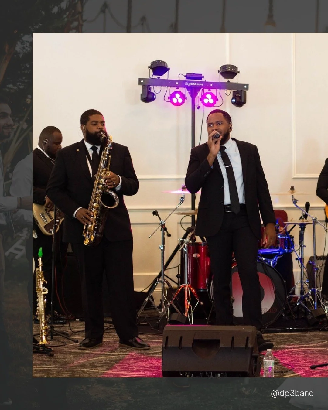 Capturing 𝐃𝐏𝟑𝐁𝐚𝐧𝐝&mdash;one moment, one memory, one celebration at a time. ✨

Swipe through the weddings we&rsquo;re honored to be part of. 🎶💍

 #unforgettable #couple #LiveBandEnergy #njwedding #MC #weddinginspo #liveband #corporateevents #