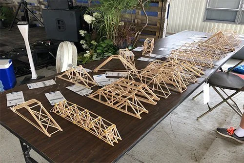 4-H Model Bridge Strength Test