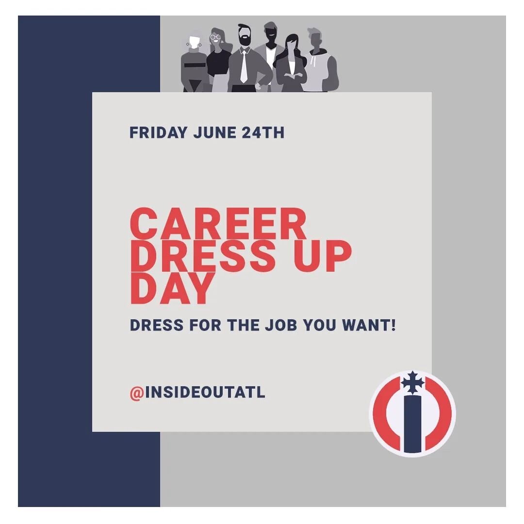 Join us tomorrow at 7:30pm where we'll discuss different career paths - dress the part!