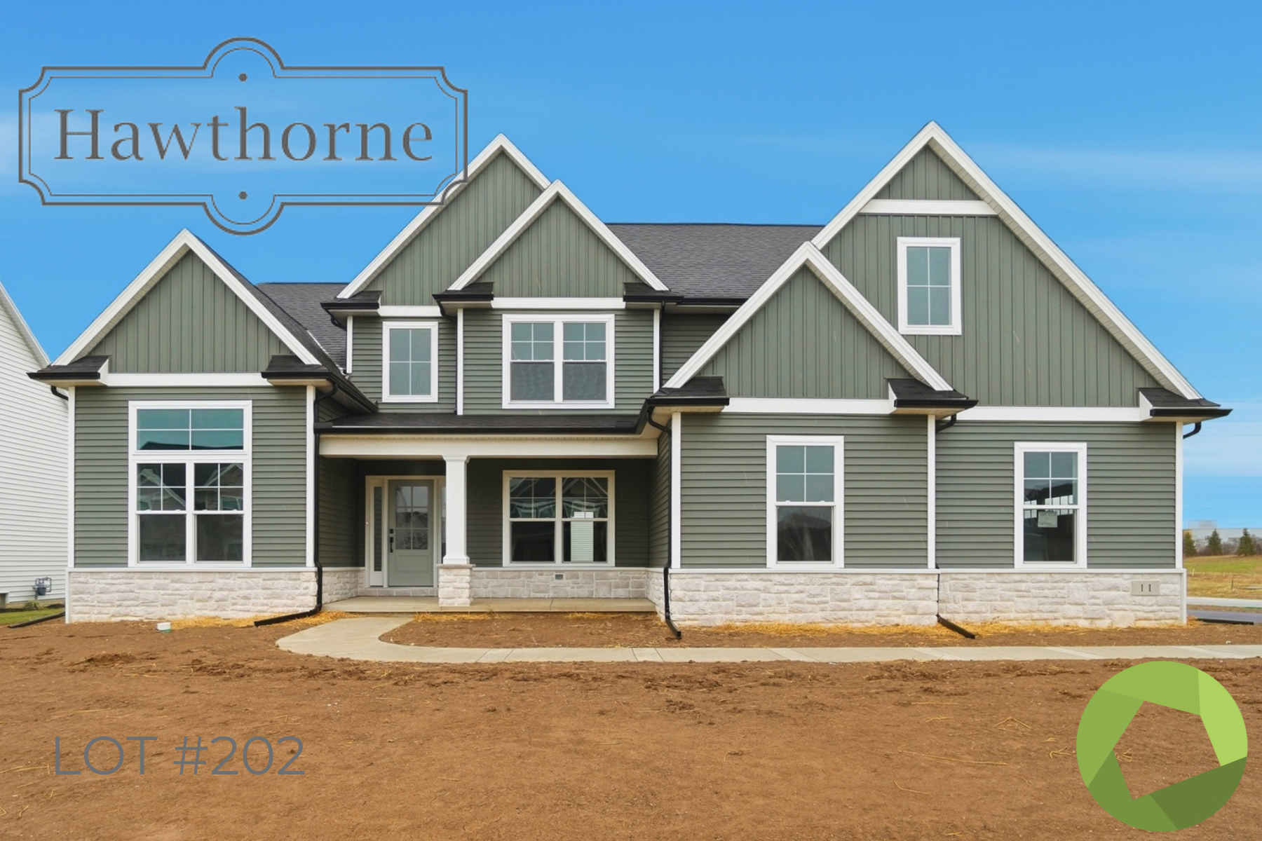 Brand new floor plan featuring first floor guest bedroom 