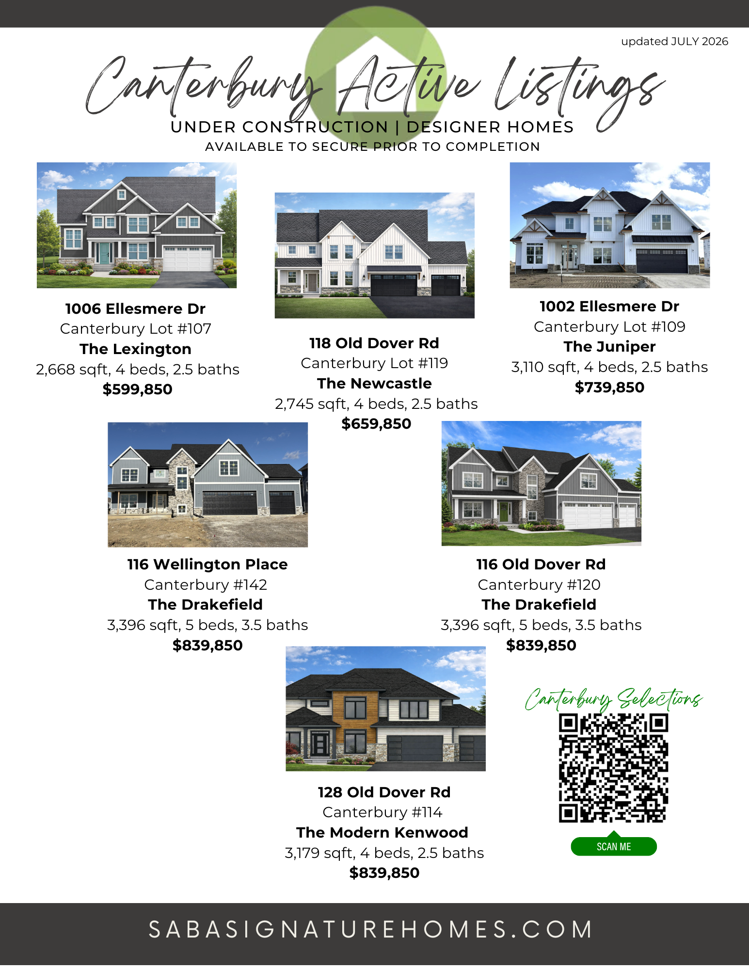 Brand new luxury homes featuring a resort-style swimming pool