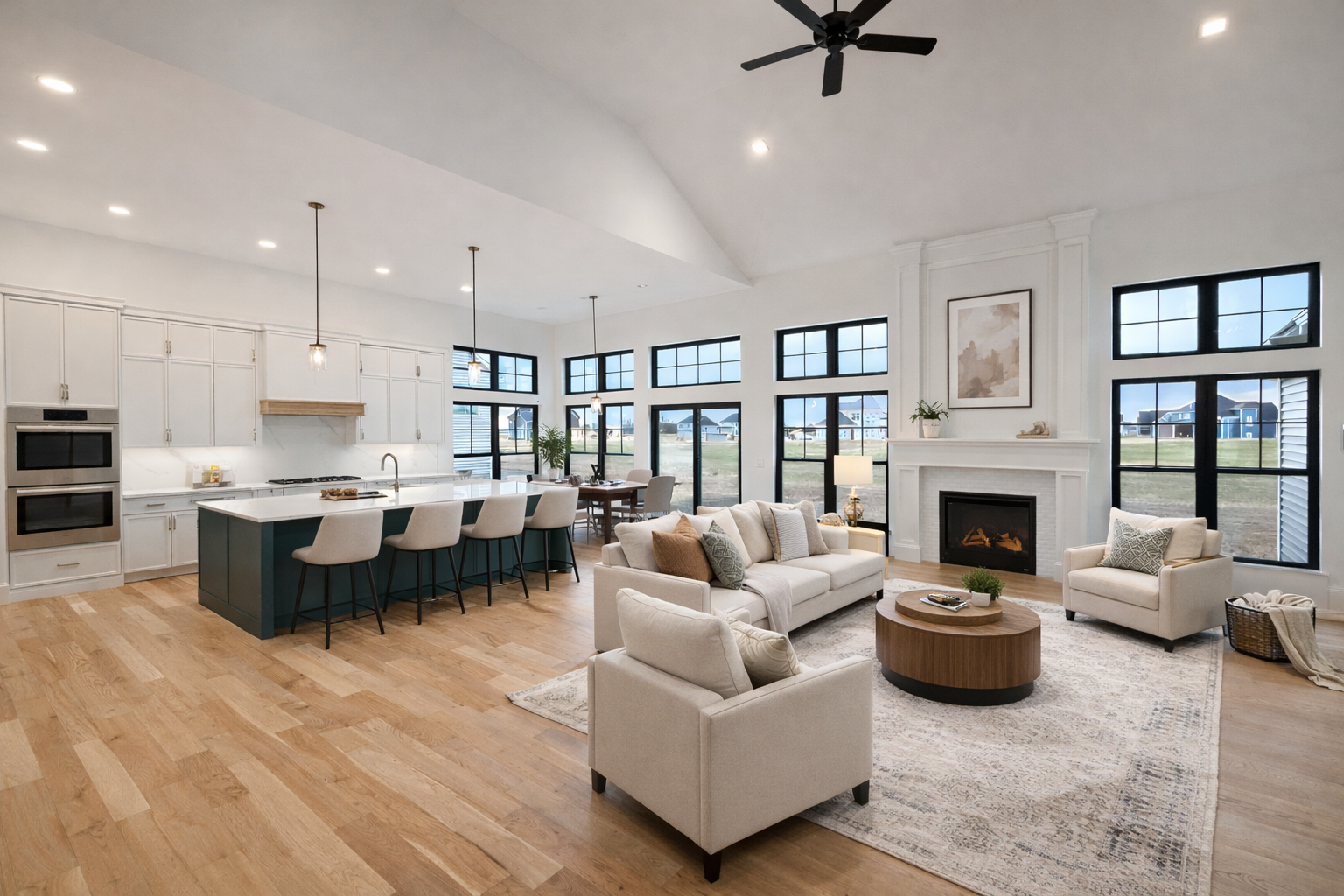 The Ridgemont: Great Room (staged)