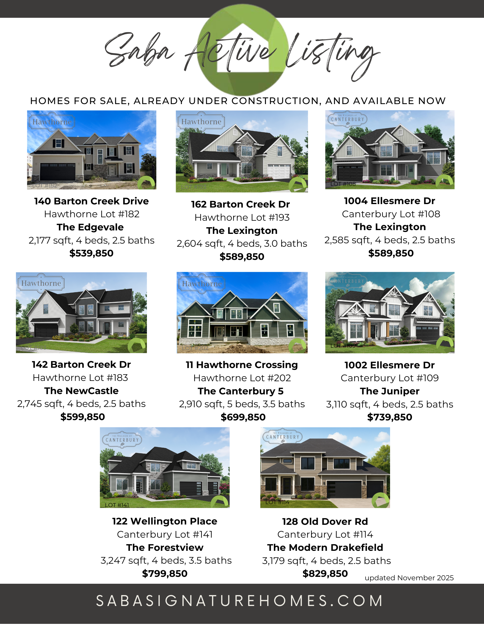 Brand new luxury homes for sale in Perrysburg Ohio
