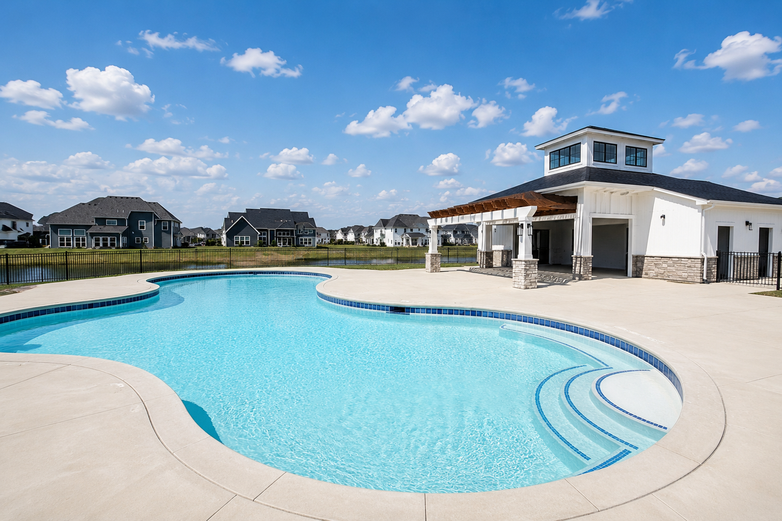 Brand new community pool is now open in Canterbury