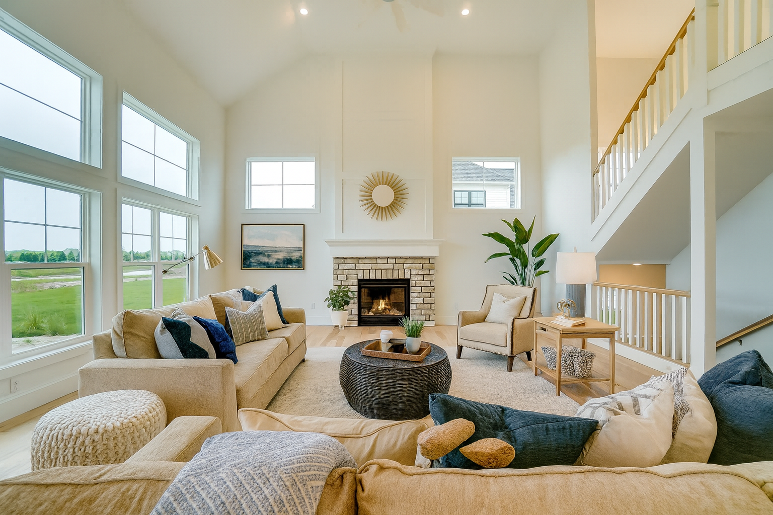 The Prestonwood: Great Room (staged) 