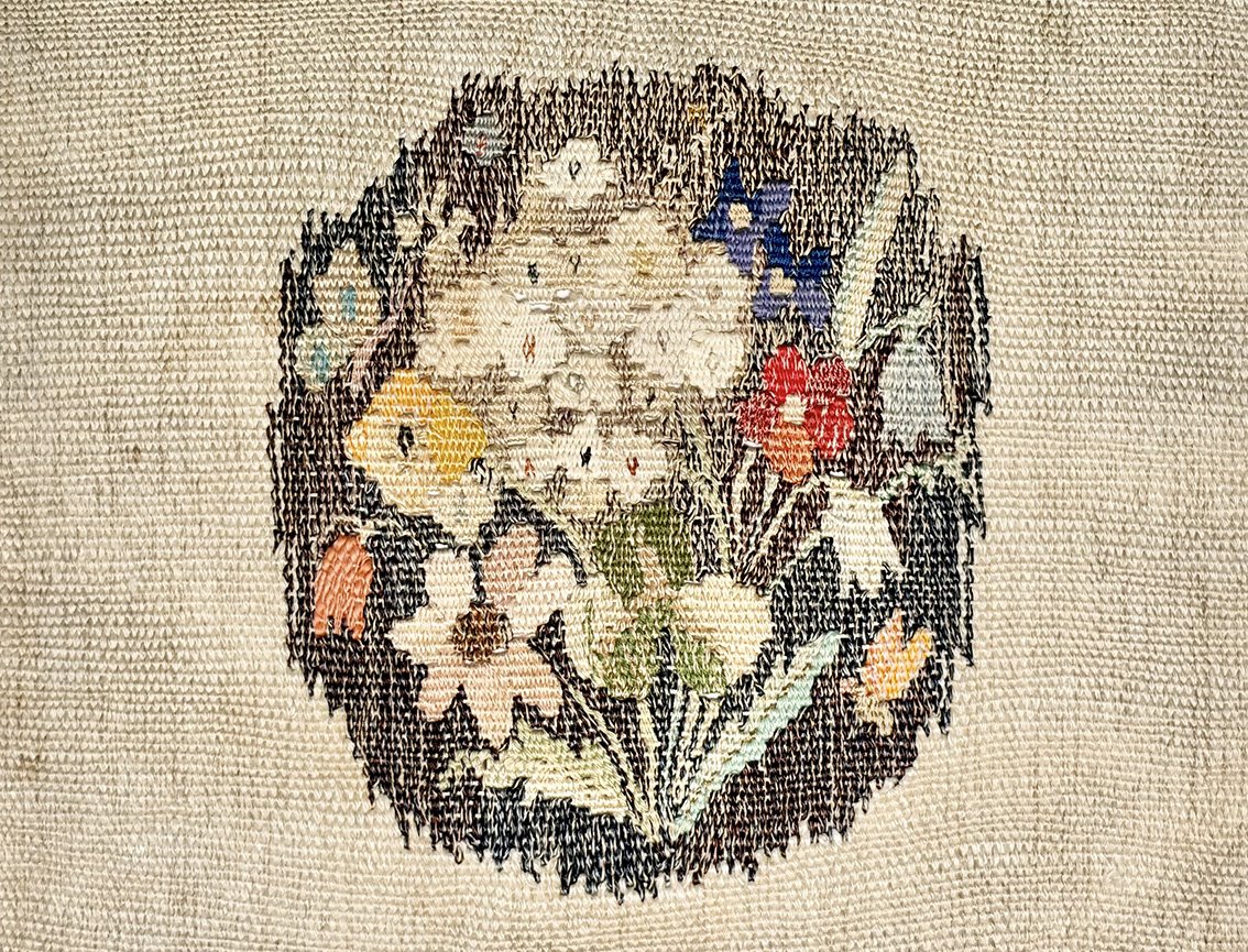 Margareta Ahlstedt- Willandt . Flowers - Art tapestry . 1940s-2.1.jpg