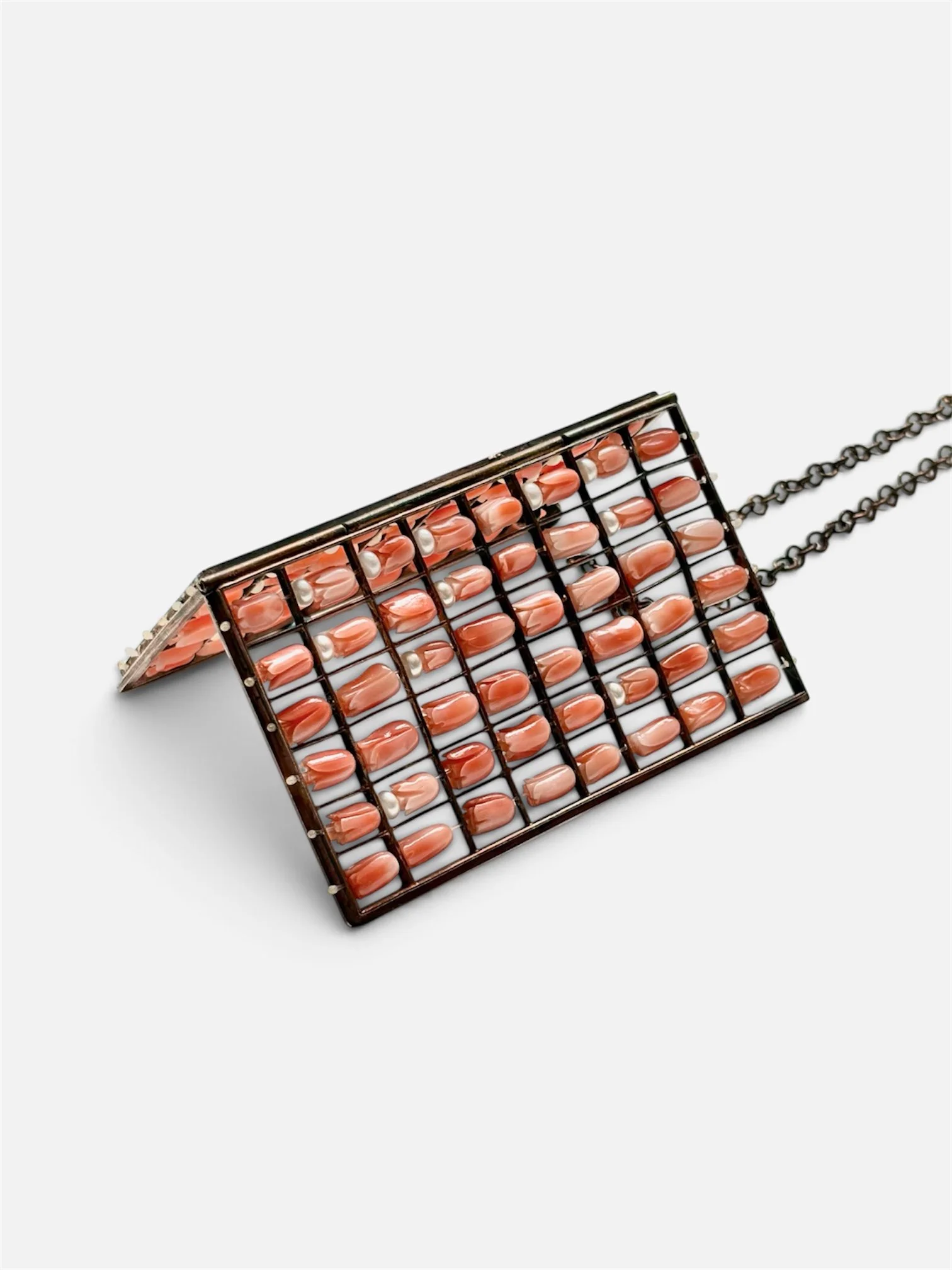 Daniel Kruger_art jewelry-necklace with corral 3.JPG