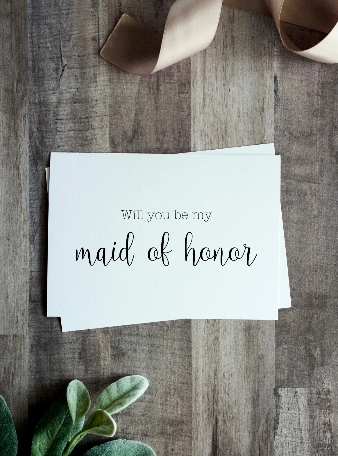 To my Maid Of Honor