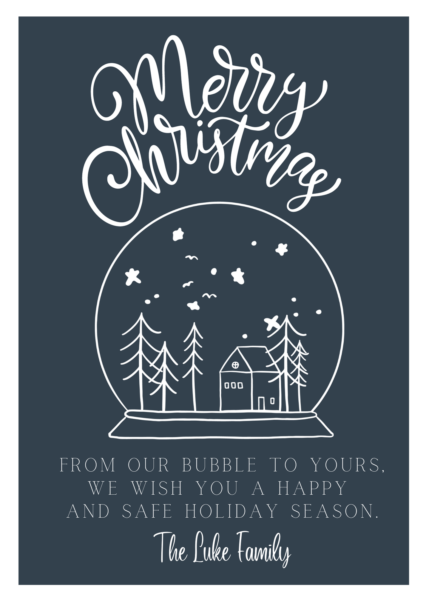 Elegant Merry Christmas Greeting And Quote Pinterest Pin (5 x 7 in).png