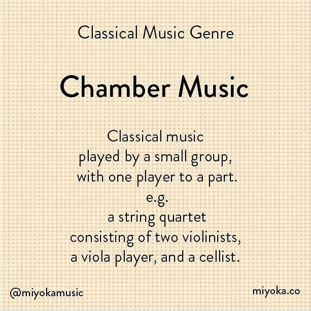 Do you know what chamber music is like? I like it because I can enjoy the sound of each instrument and the harmoney they create.

#classicalmusic #music #chambermusic #quartet #stringquartet #quintet #violin #viola #cello