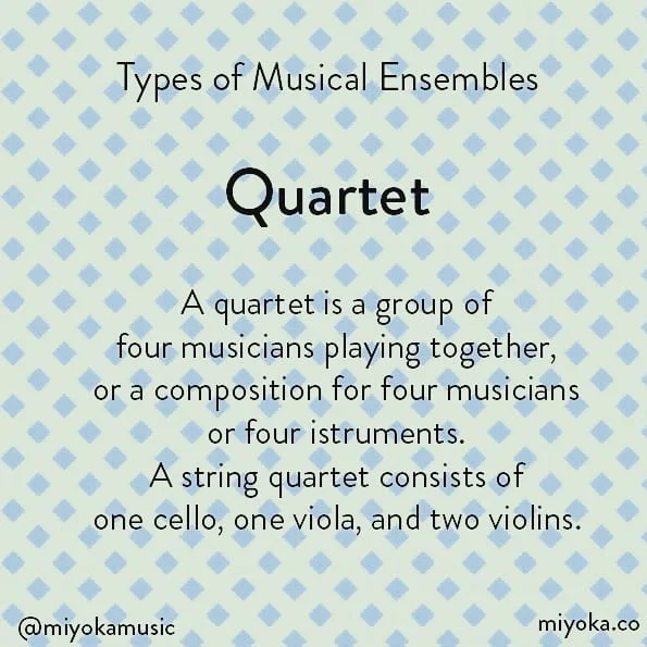 Do you know the meaning of &quot;quartet&quot;? It seems to have something to do with a number, 4 🤔
Then, which instruments are included in a string quartet?🎻 #classicalmusic #chambermusic #quartet #stringquartet #violin  #viola #cello #music