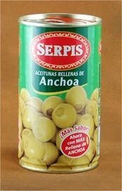 Serpis Olives Stuffed with Anchovies