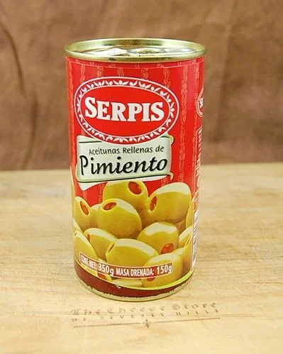 Serpis Olives Stuffed with Red Pepper