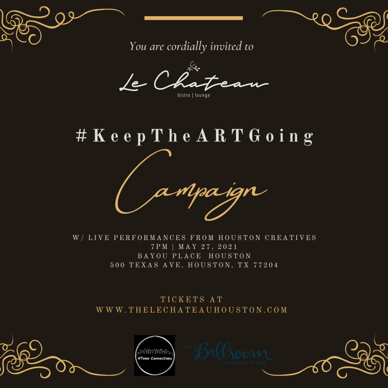 Keep The Art Going Houston Campaign! #KeepTheArtGoingHouston