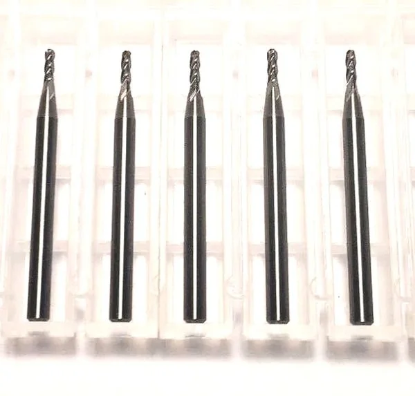 1/16" Dia x 3/16" Cut 4FL Ball End Carbide End Mill 5-Pack USA A13