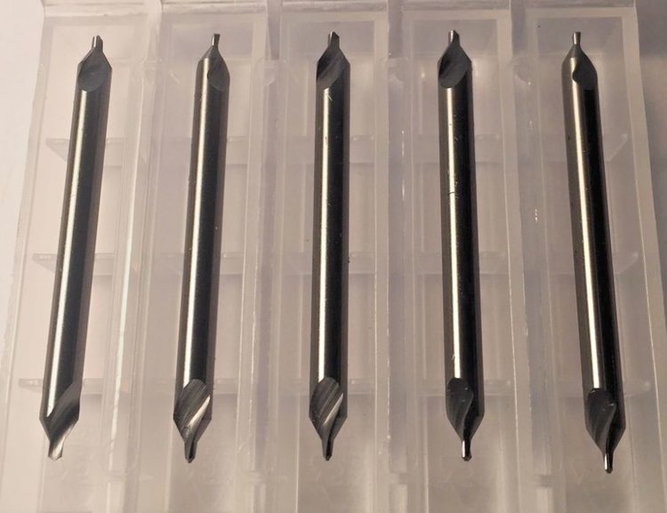 Magafor 091055050 60 Degree Futura Coated Cobalt Plain Type Center Drills Magafor 091055050 60 Degree Futura Coated Cobalt Plain Type Center Drills