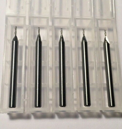 CARBIDE COMPRESSION ROUTER BIT 1//4/" WOODWORKING 2 FLUTE 2.5/" OAL UP DOWN CUT 2+2