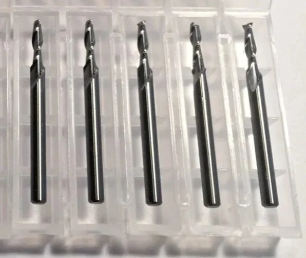 3/32" Dia x 3/8" Cut 2 Flute Square End Solid Carbide End Mill USA 5-Pack A17