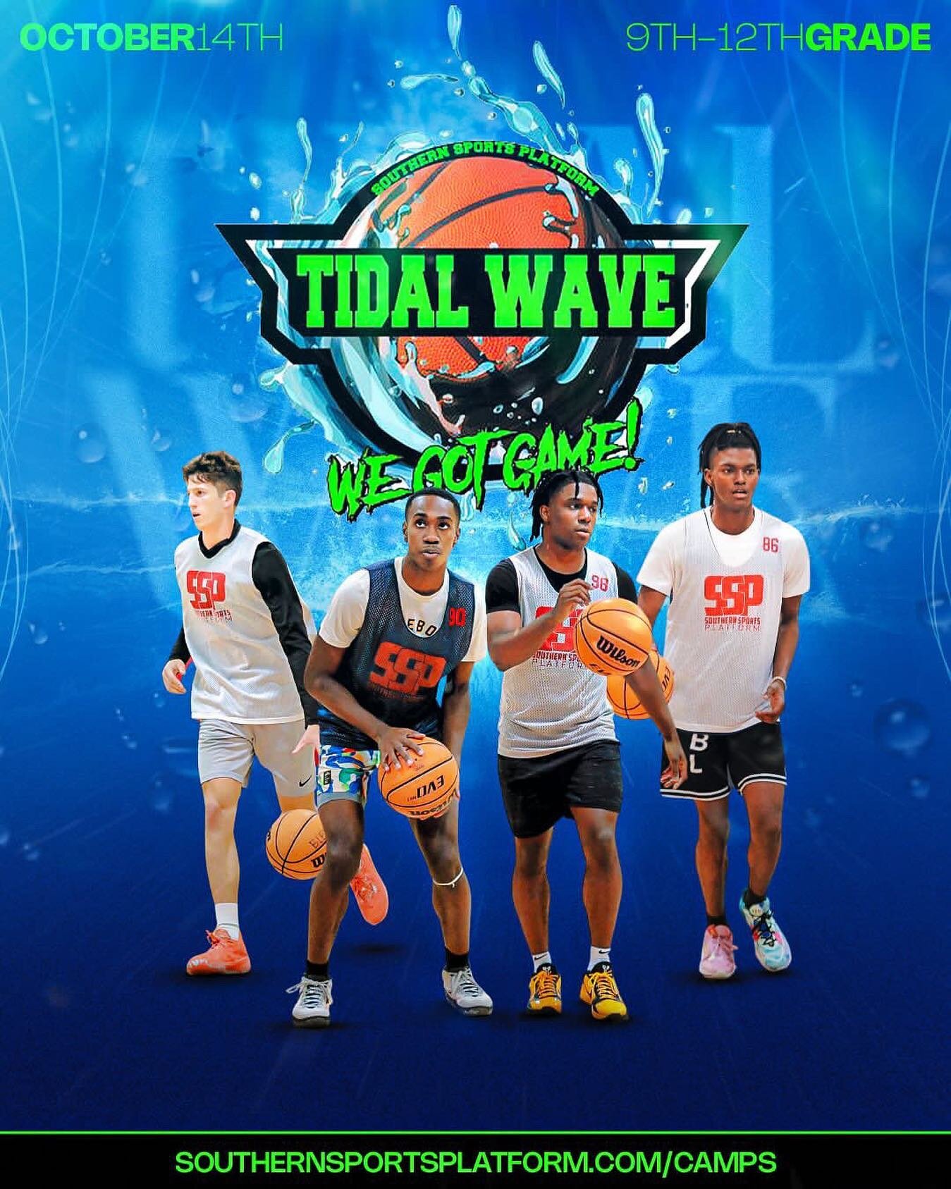 SSP Tidal Wave Exposure Camp🌊 Where the BEST come to Showcase their talent! 

The PERFECT Fall Camp Finale‼️ BE THERE

🗓 October 14th, 2023 

📍Columbus High School (Columbus, MS)
 
🟢Highlights/ Write-ups 
🟢Elite Competition 
🟢Maximum Exposure
?