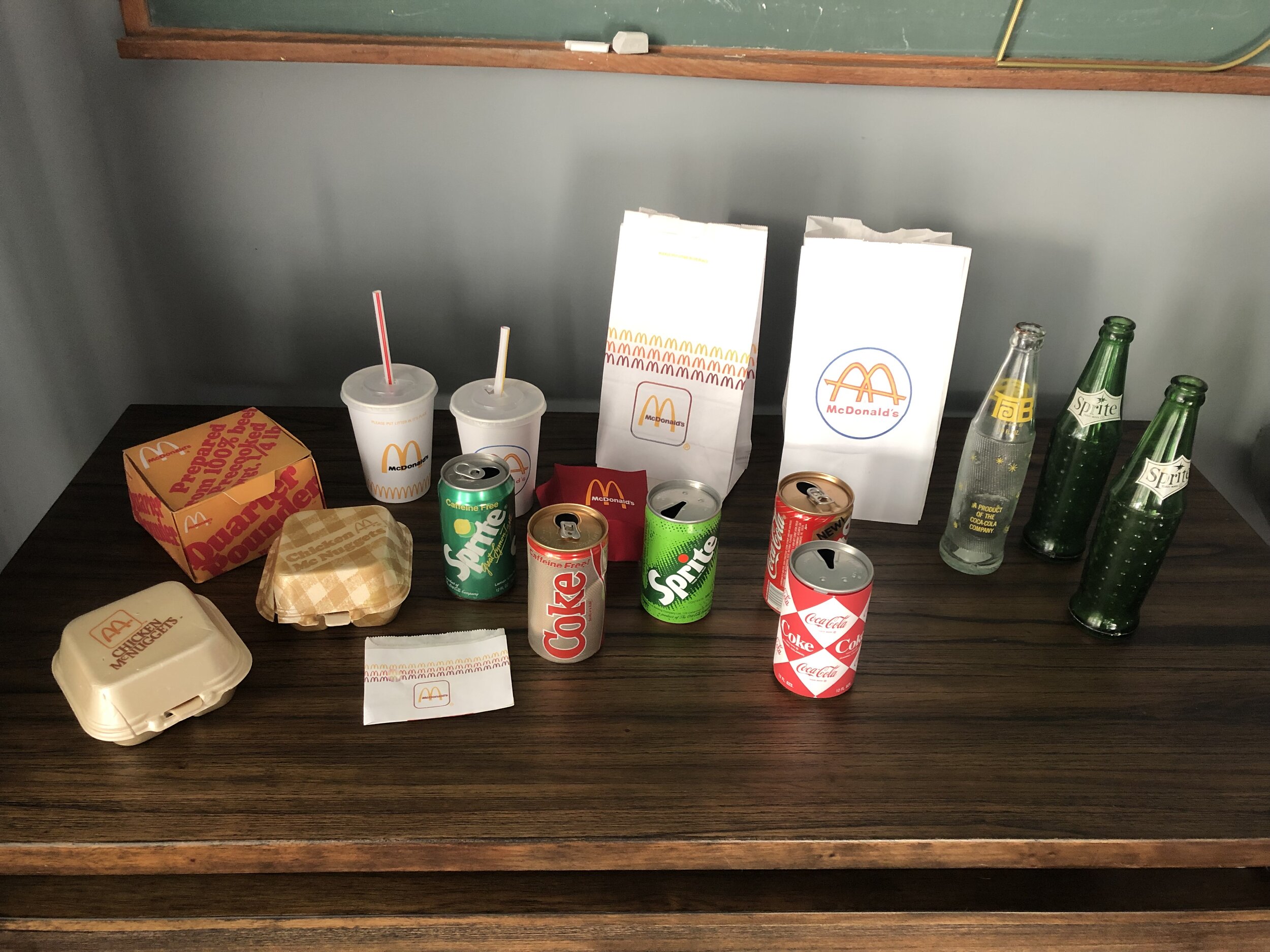 Some of the props I either bought or made…