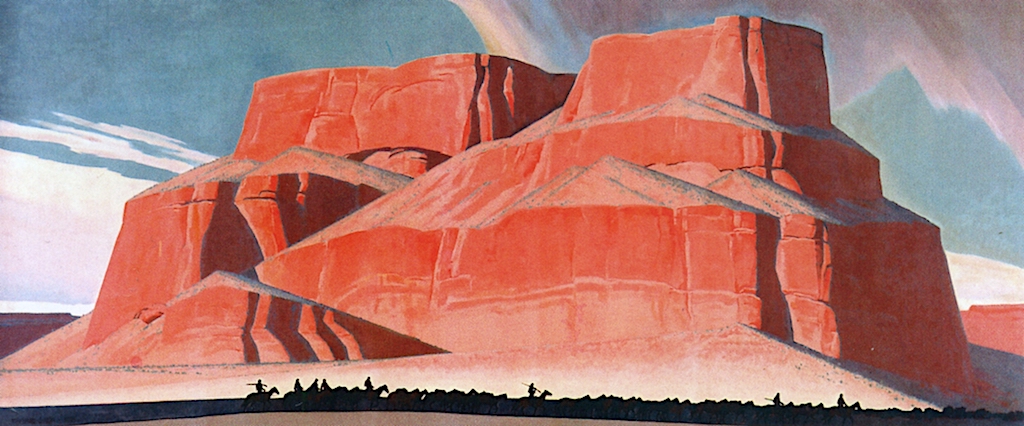Red-Butte-with-Mountain-Men-Maynard-Dixon-oil-painting.jpg