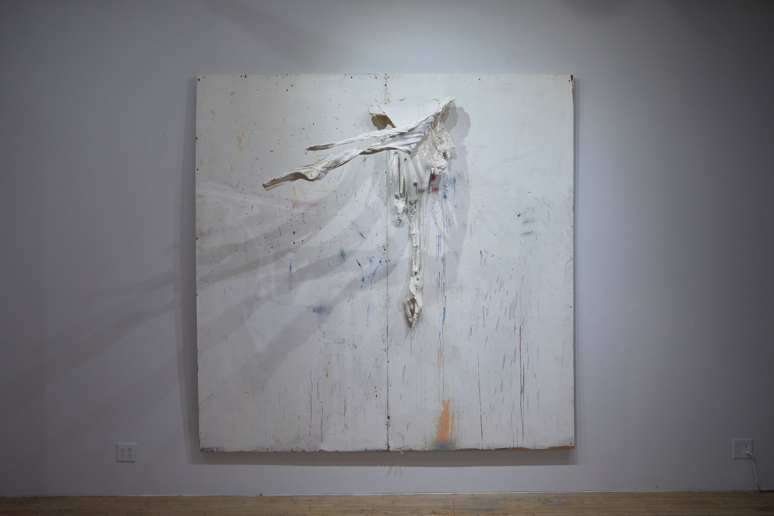 Michael David,  Isadora , 2019, urethane foam, plaster, resin and acrylic, 65 x 22 x 18 in.