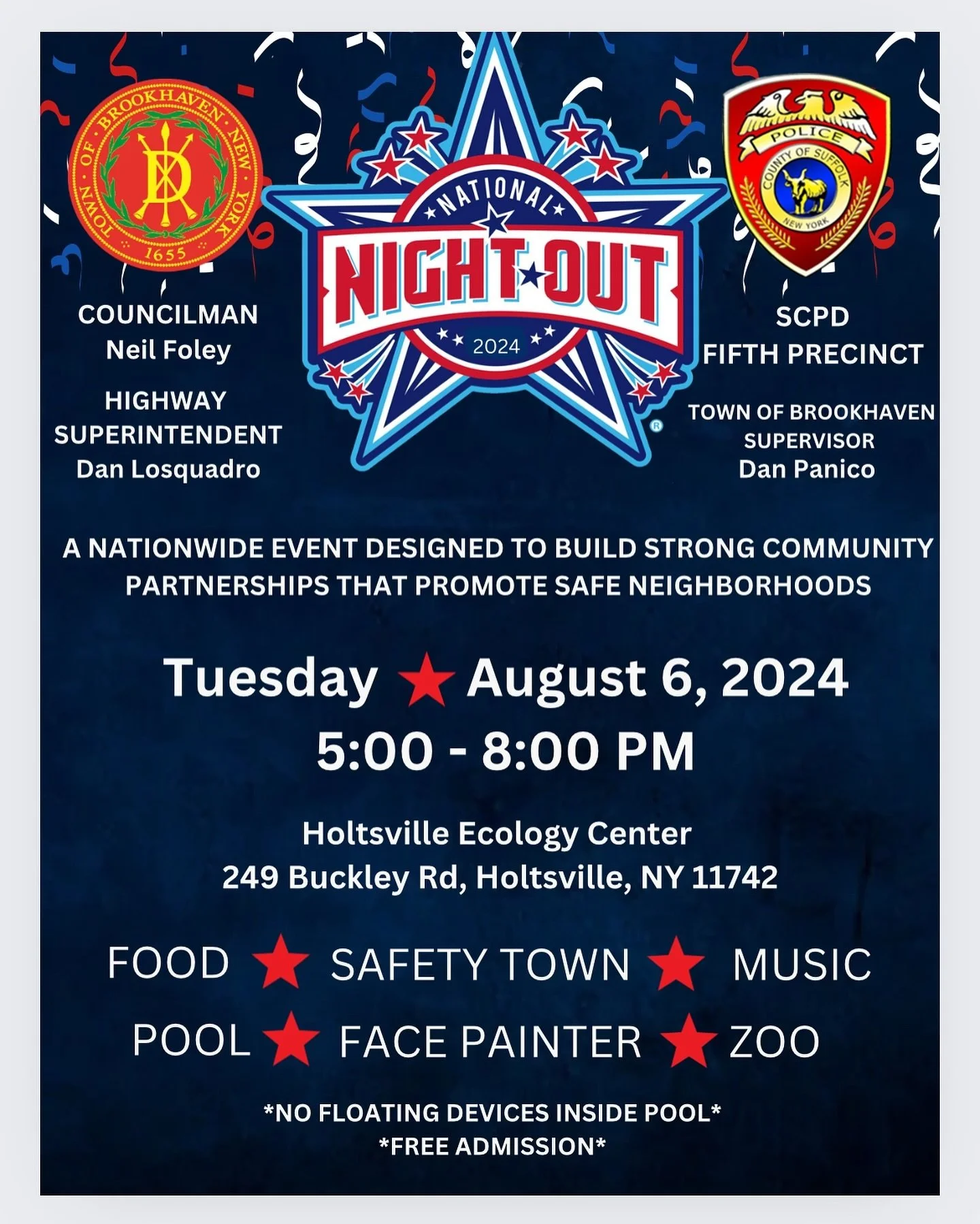 The amazing @scpd5thprecinct will be hosting &amp; having our MnM members at their annual National Night Out tomorrow night 8/6! 

Who&rsquo;s coming to hang out?? 

We&rsquo;ll meet in front of the concession at 6pm! Intros will take place at 6:10pm