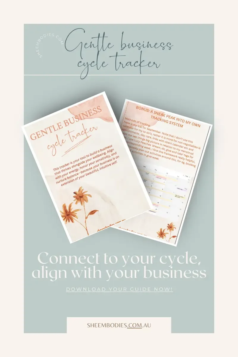 Gentle business cycle tracker download image