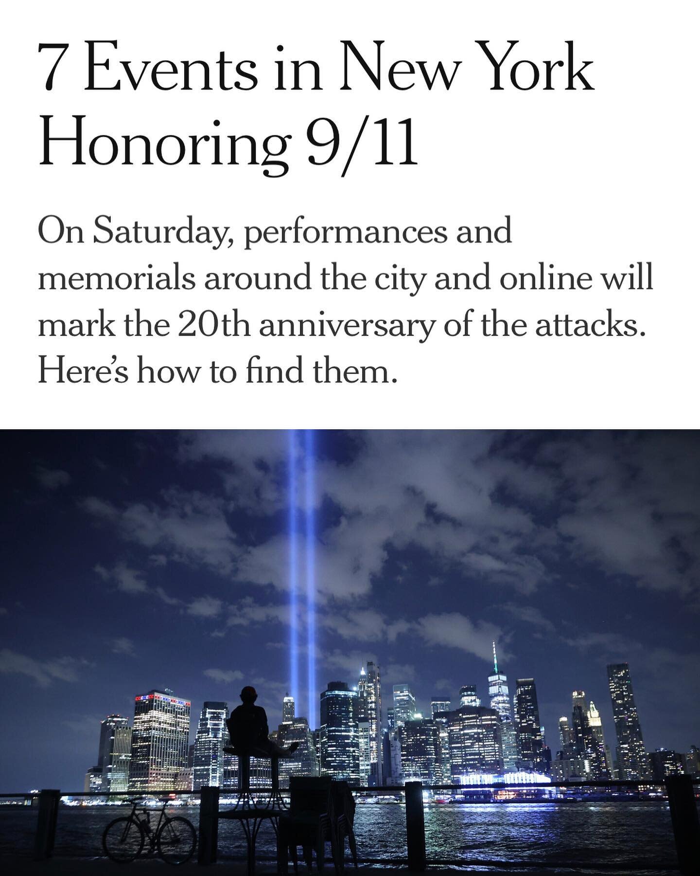 @nytimes mention for our concerts this Saturday at @historicgreenwood . We will be playing works by P&auml;rt, Purcell, and 3 new pieces by @buckmcdaniel with @noaeven.music in commemoration of 20 years since 9/11.