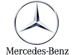 Mercedes-Benz logo with a three-pointed star inside a circle and the brand name below.