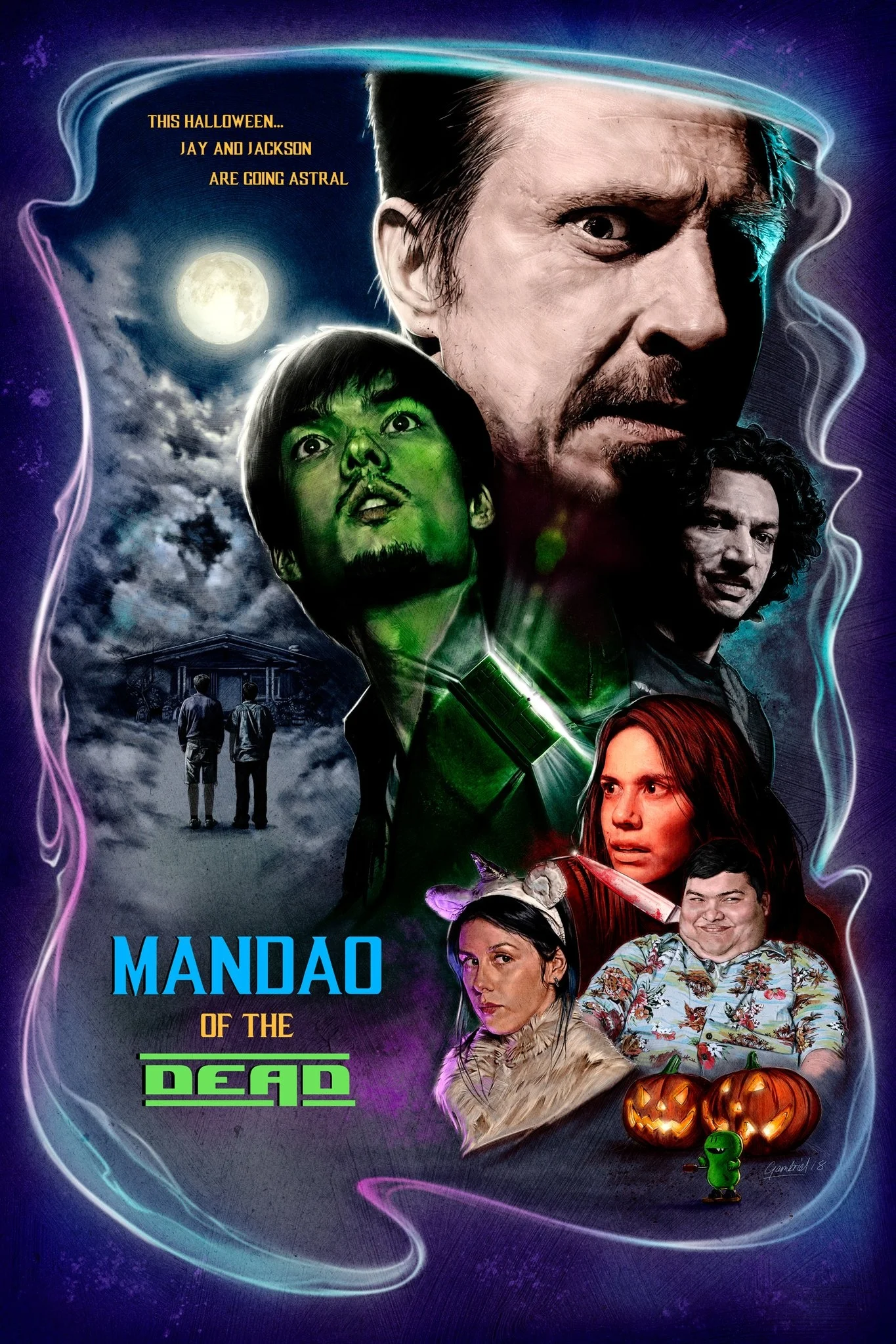 Mandao Of The Dead Official Poster. Illustration by Michael Gambriel.