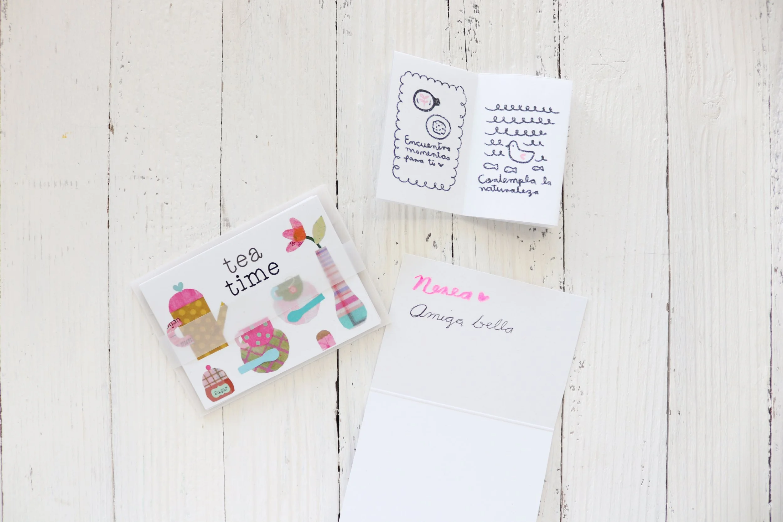 Tea time set - mini cards