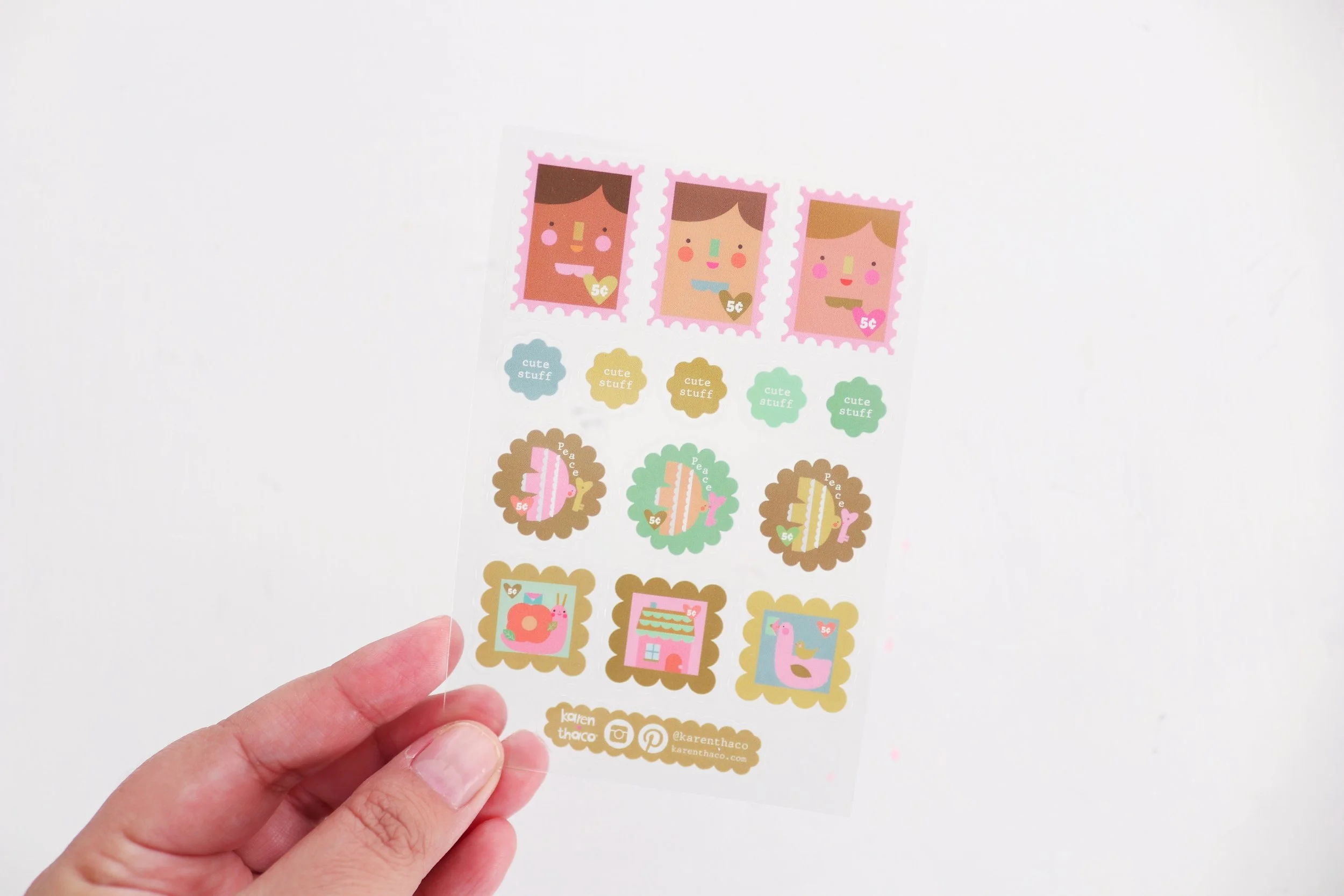 Sticker sheet - wishes