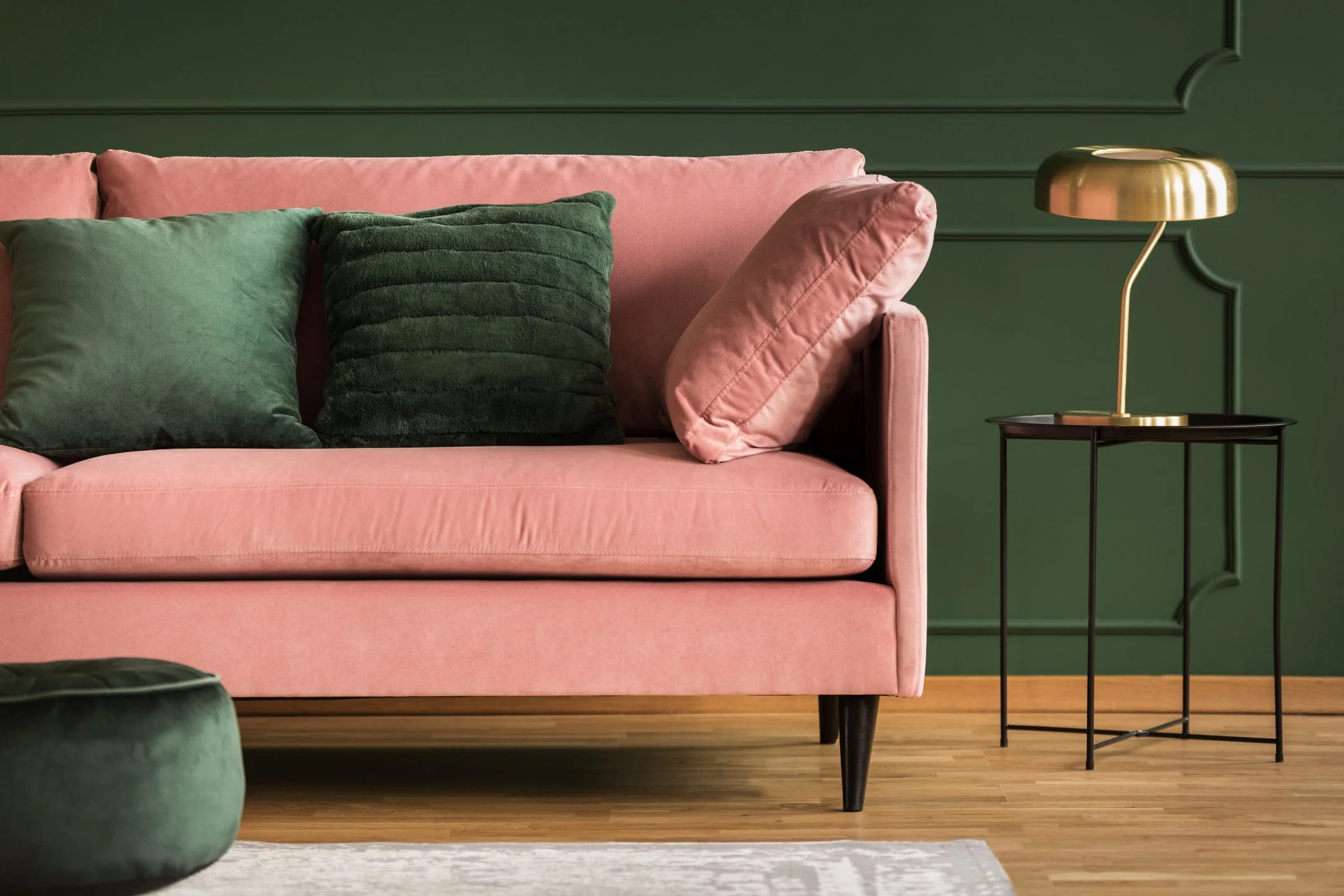 A couch for a psychotherapy room in North London