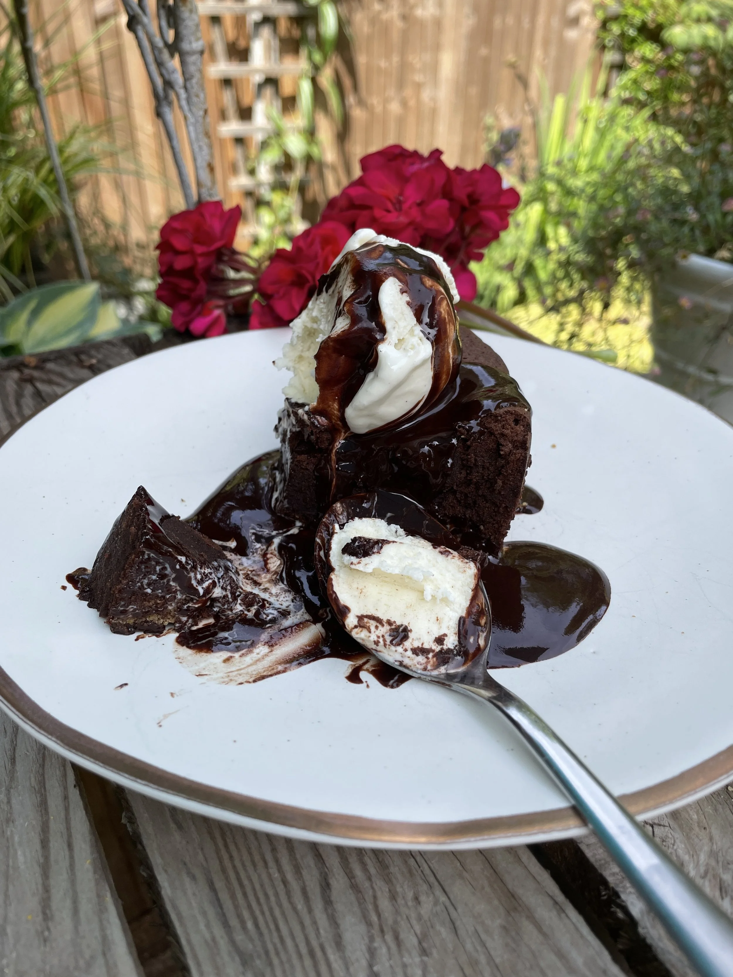 Dark Chocolate and Olive Oil Mousse Cake — Marcia Barrington