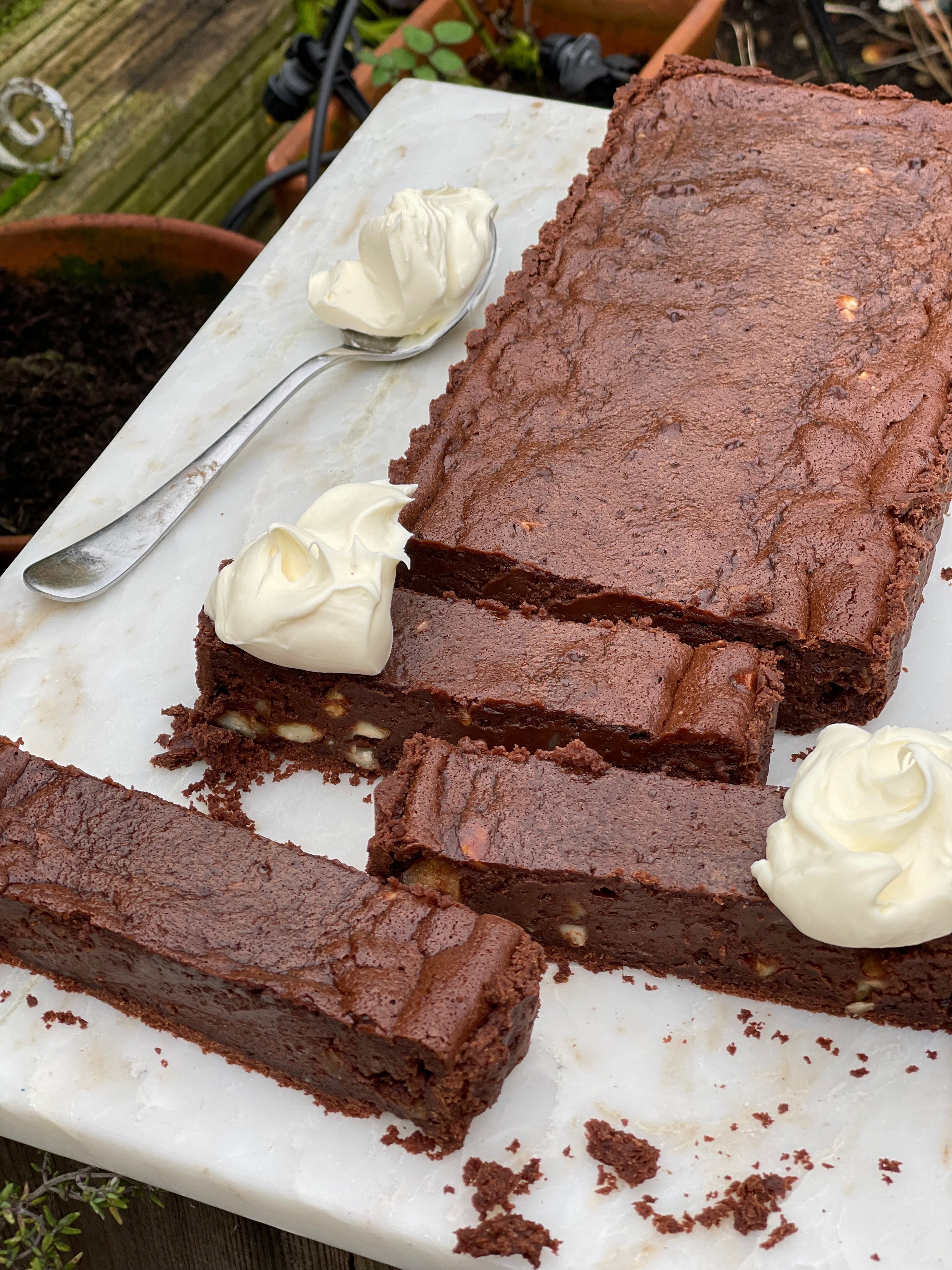 Dark chocolate and marcona almond tart — Marcia Barrington