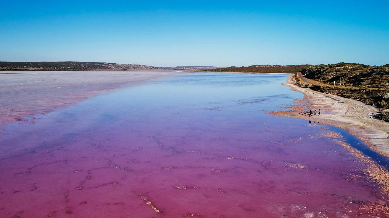Hutt Lagoon Pink Lake Flight