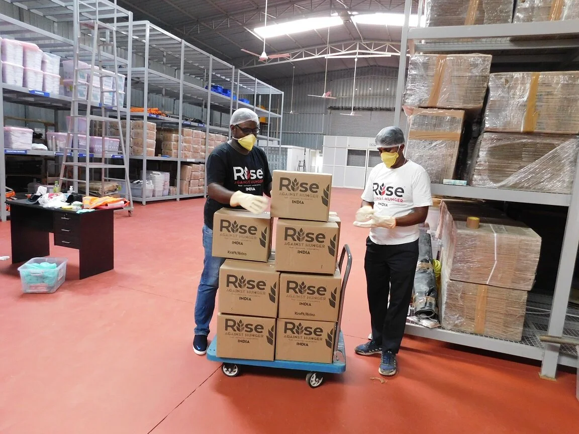 Rise Against Hunger India (RAHI) steps in to distribute packaged meals to vulnerable groups in India during the COVID-19 Lockdown