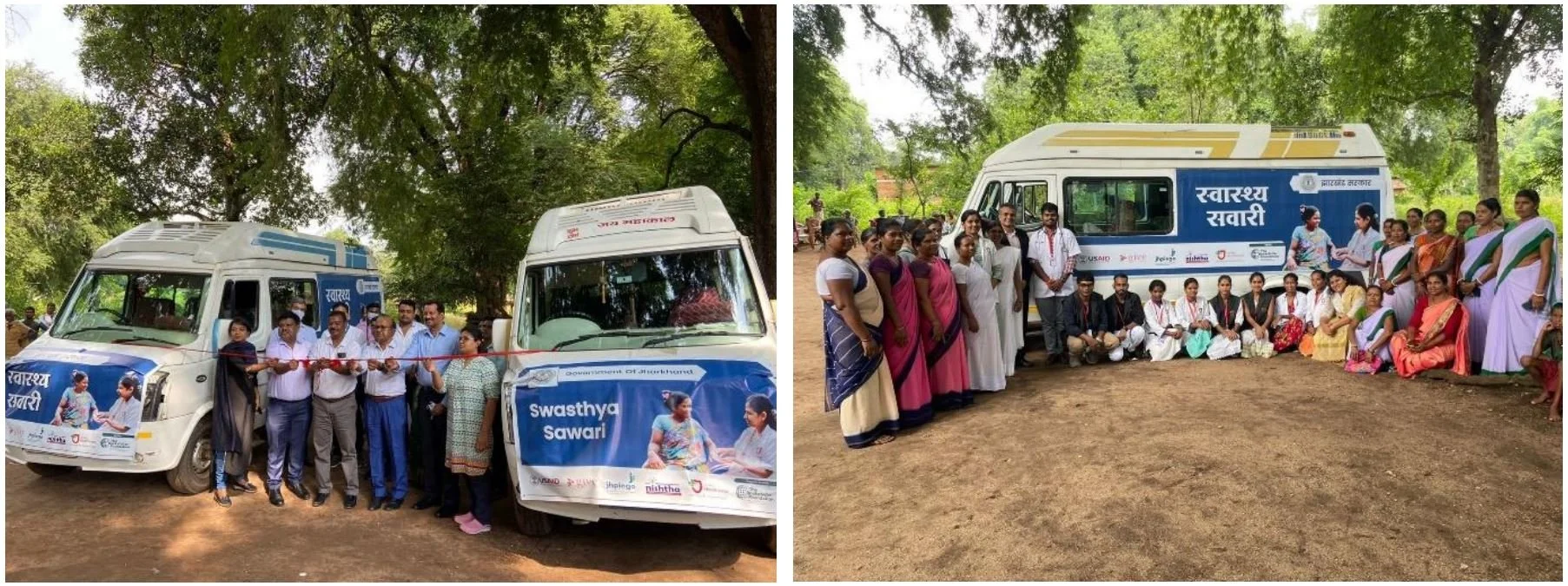 “Swasthya Sawari” a mobile van-based extension of Health &amp; Wellness Centres arrive at a Jharkhand District