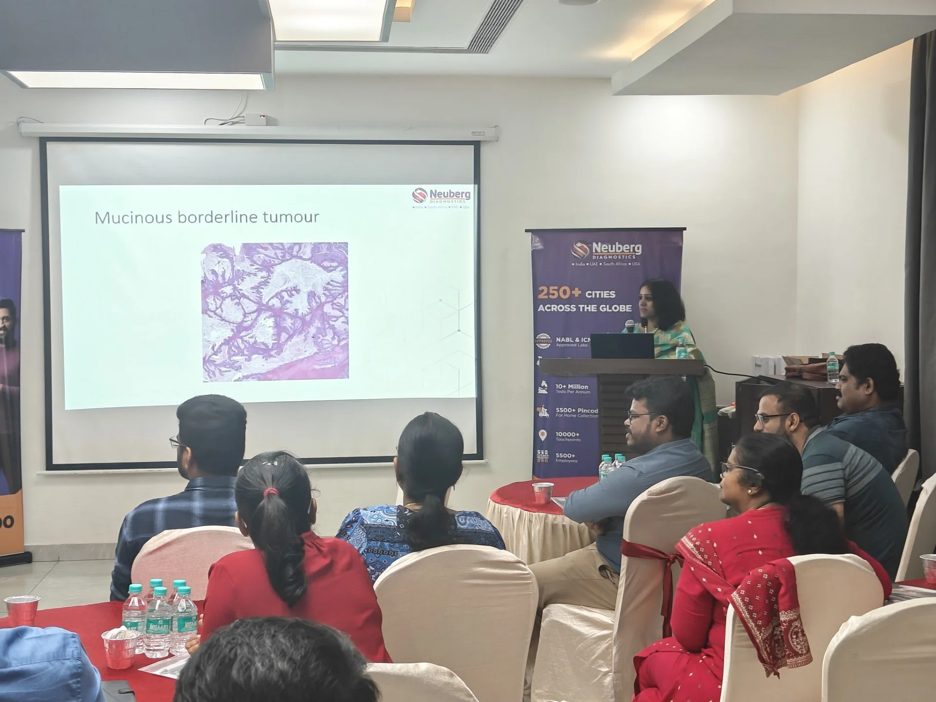 Neuberg Diagnostics and Dr. Jeyasekharan Trust host session on breast and ovarian tumor diagnostics.
