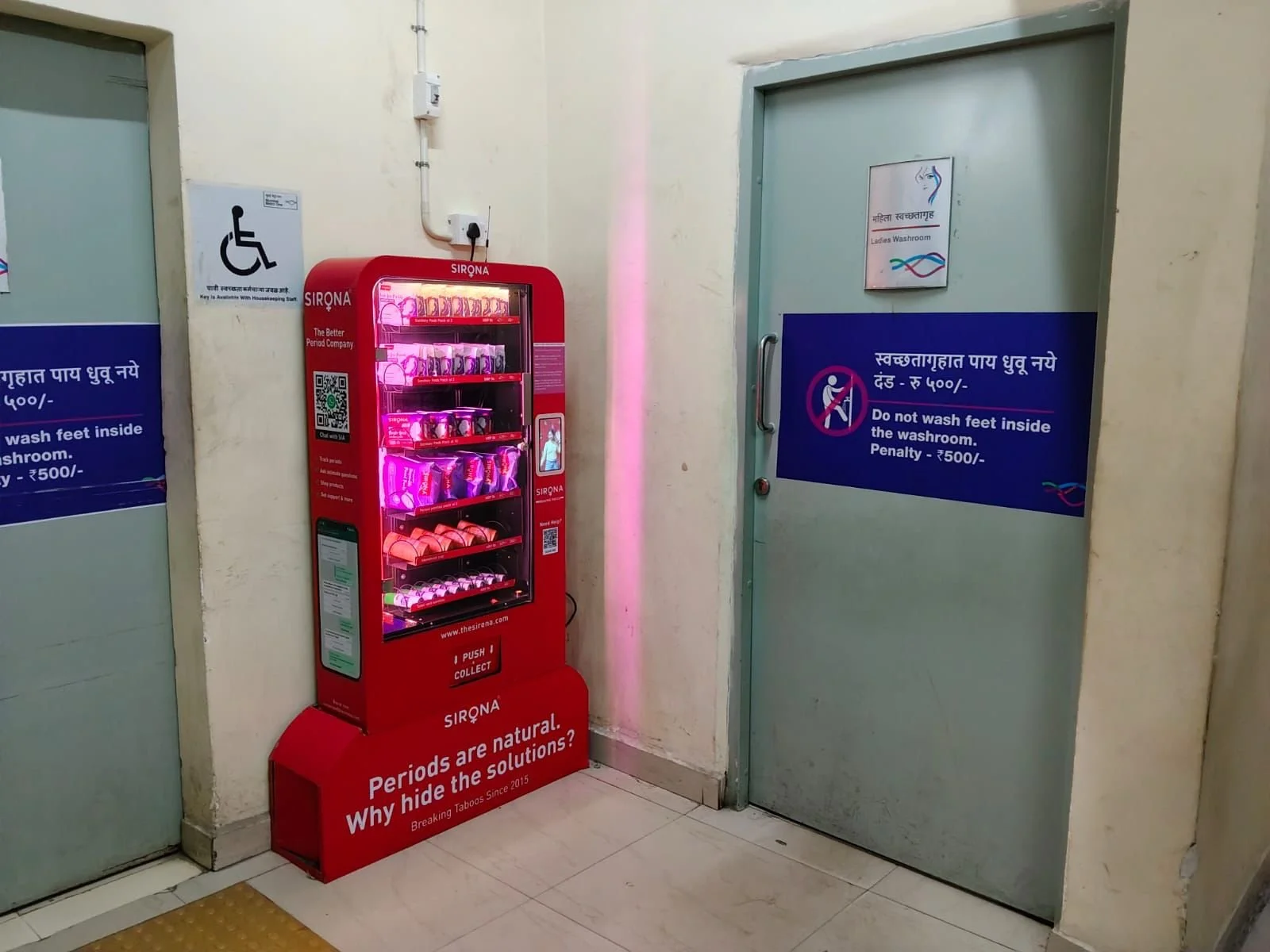 Mumbai Metro One Partners with Sirona to Install Multi-Product Menstrual Hygiene Vending Machines Across the Network