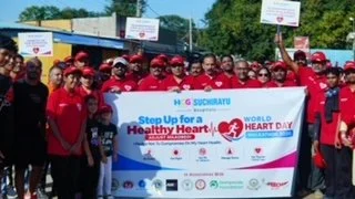 HCG Suchirayu Hospitals marks World Heart Day with community walkathon to promote heart-healthy living in Hubballi