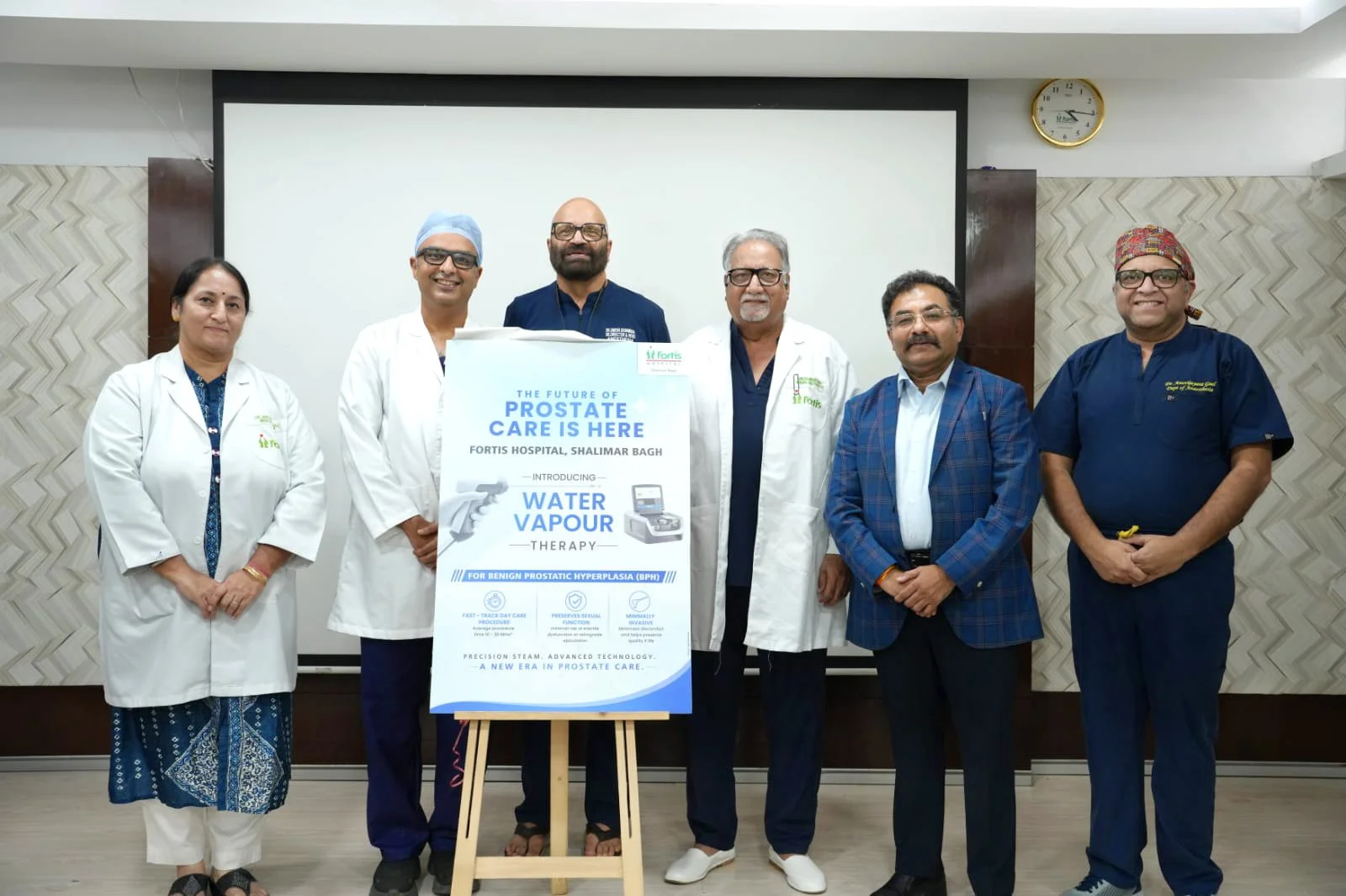 Fortis Hospital, Shalimar Bagh Becomes Delhi NCR’s First Multi-speciality Hospital to Launch Rezūm™ Water Vapor Therapy for Enlarged Prostate