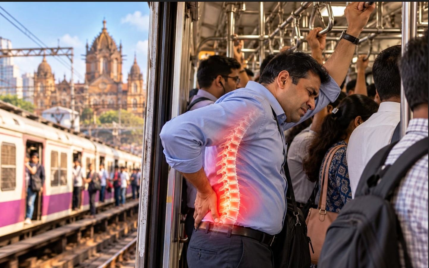 World Spine Day 2026: Experts Warn of Mumbai Commute’s Impact on Spine Health
