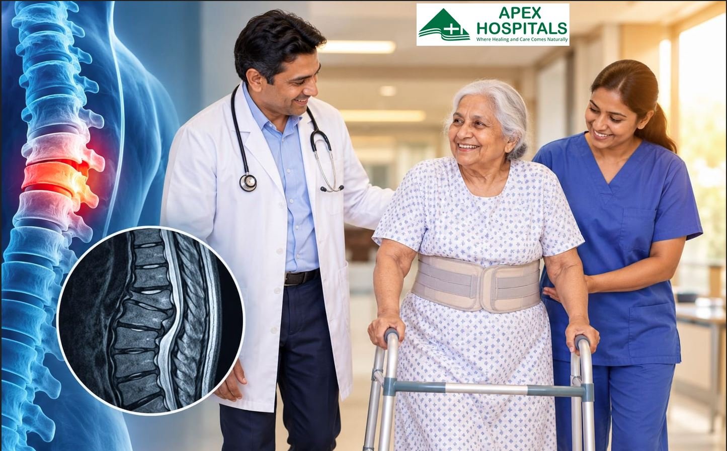 84-Year-Old Woman Walks Again Within 48 Hours of Spine Surgery After Serious Spinal Fracture