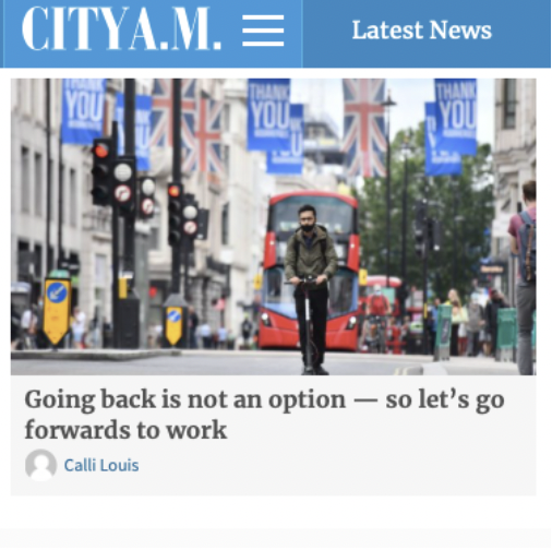 City AM article