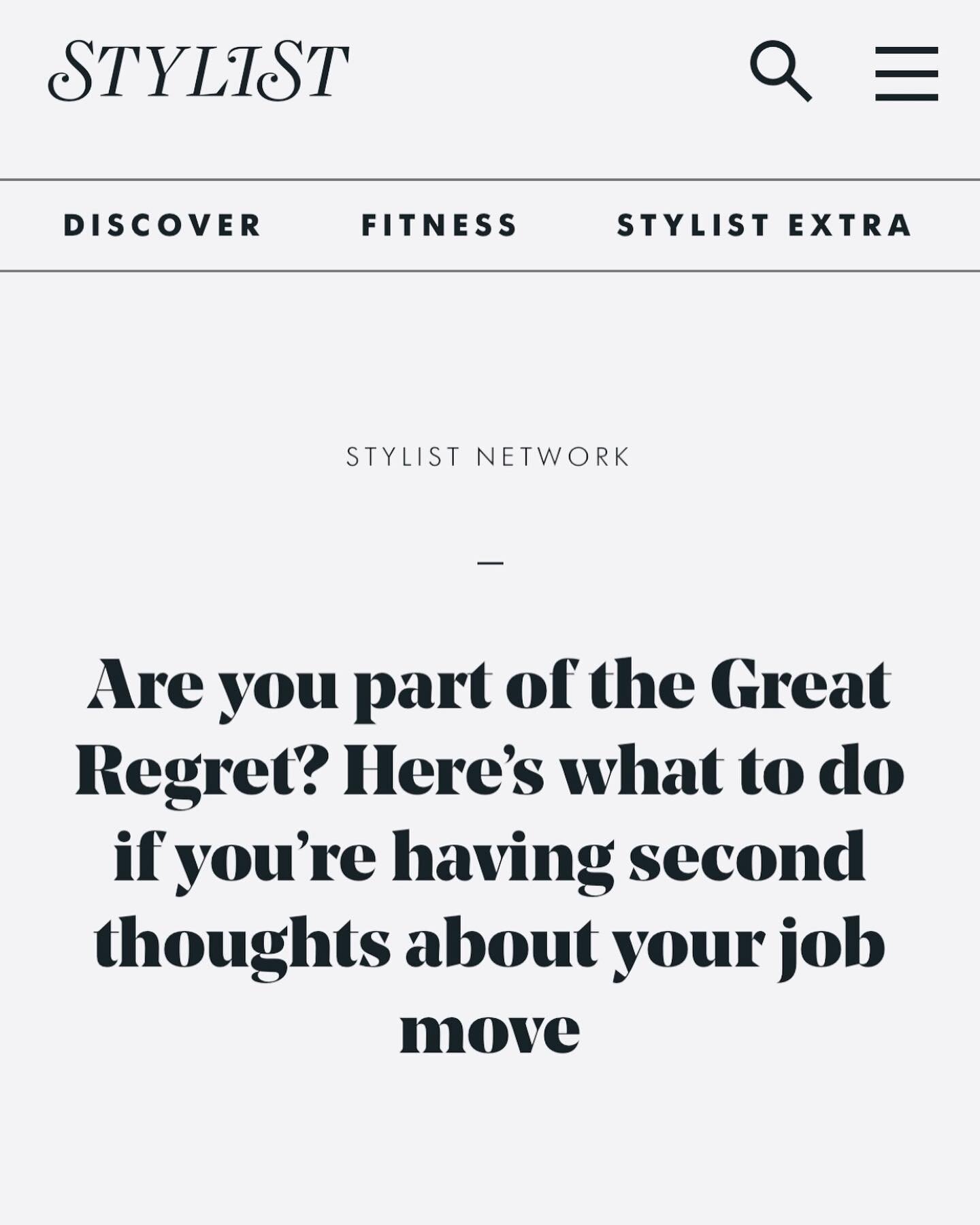 Are you experiencing Sunday night blues and feeling anxious about work on Monday? 😬

Have you moved to a new job only to regret the move and feel stuck and unable to do anything about it?

All is not lost as take a read of this article in @stylistma