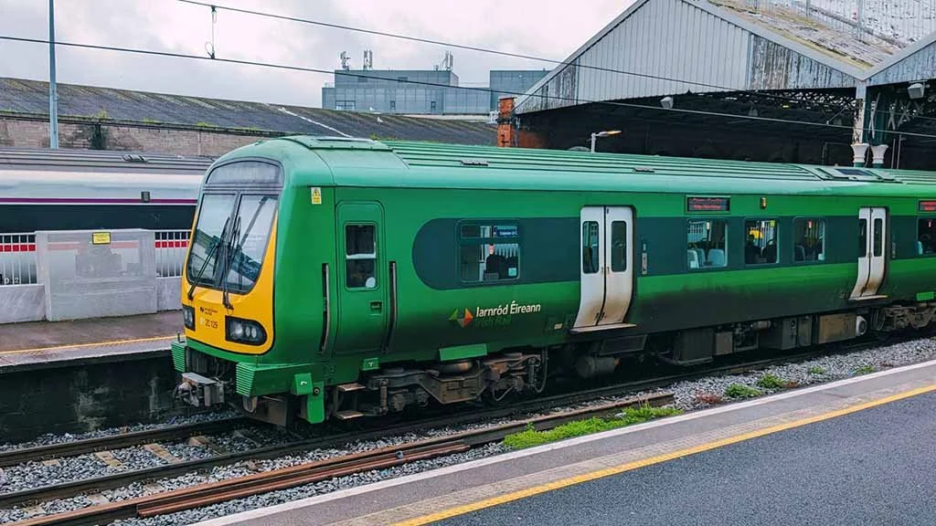 Train at Connolly Station